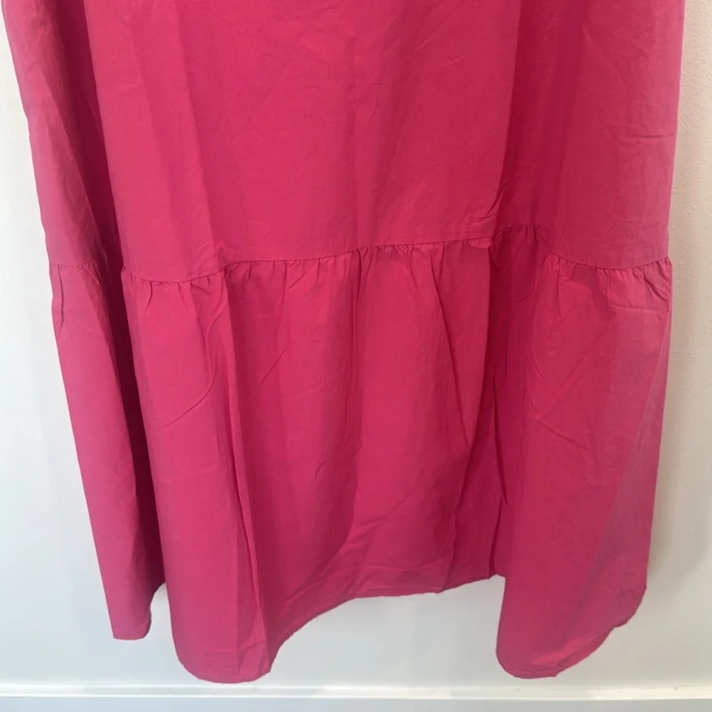 NWT Eileen Fisher Tiered Organic Cotton Midi summer lagenlook vacation Dress XL